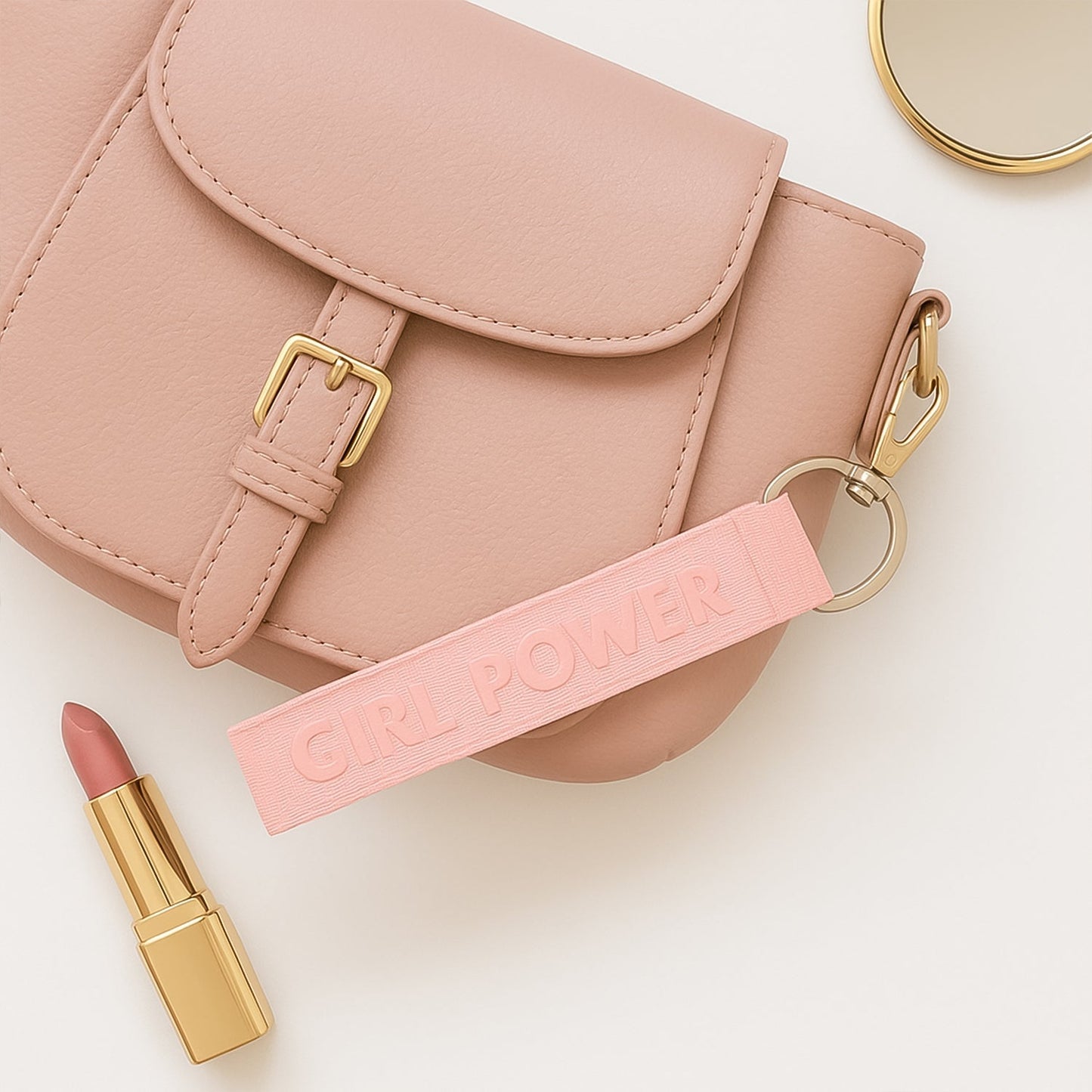 Inspirational Text Keychain