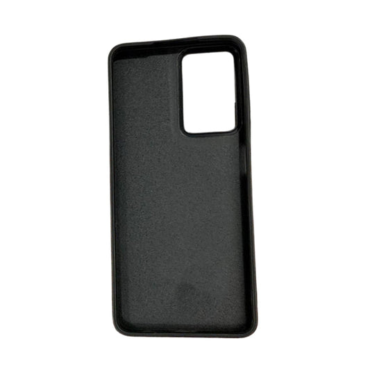 Black Leather Hard Case For Realme