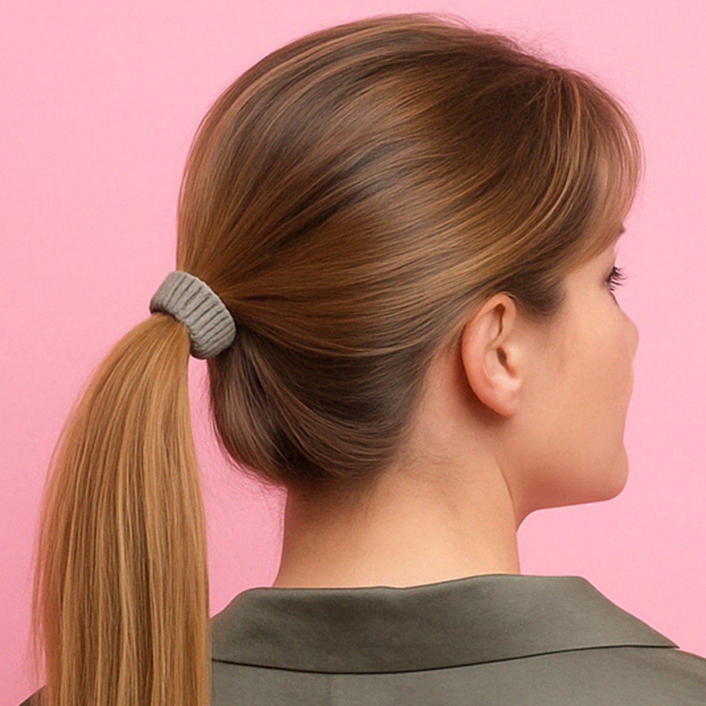 Tyre Shape Hair Rubber Bands Pack of 3 (Multicolour), Hair accessories