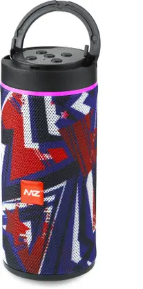 MZ KT-125 ( PORTABLE BLUETOOTH SPEAKER ) Dynamic Thunder Sound With High Bass & Mobile Stand 10 W Bluetooth Speaker (Multicolour & Design, Stereo Channel)
