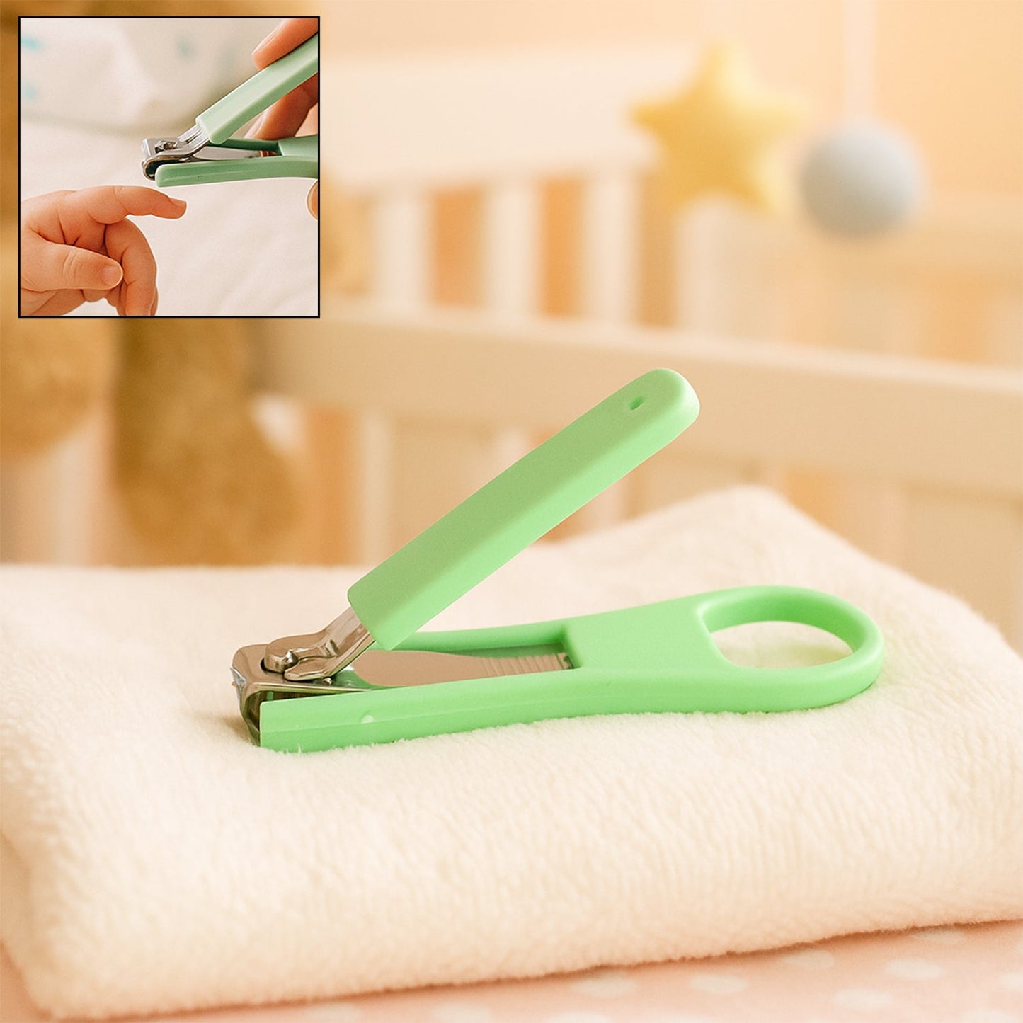 Nail Clippers Adult Nail Clippers Plastic/Hardware Green Nail Clippers