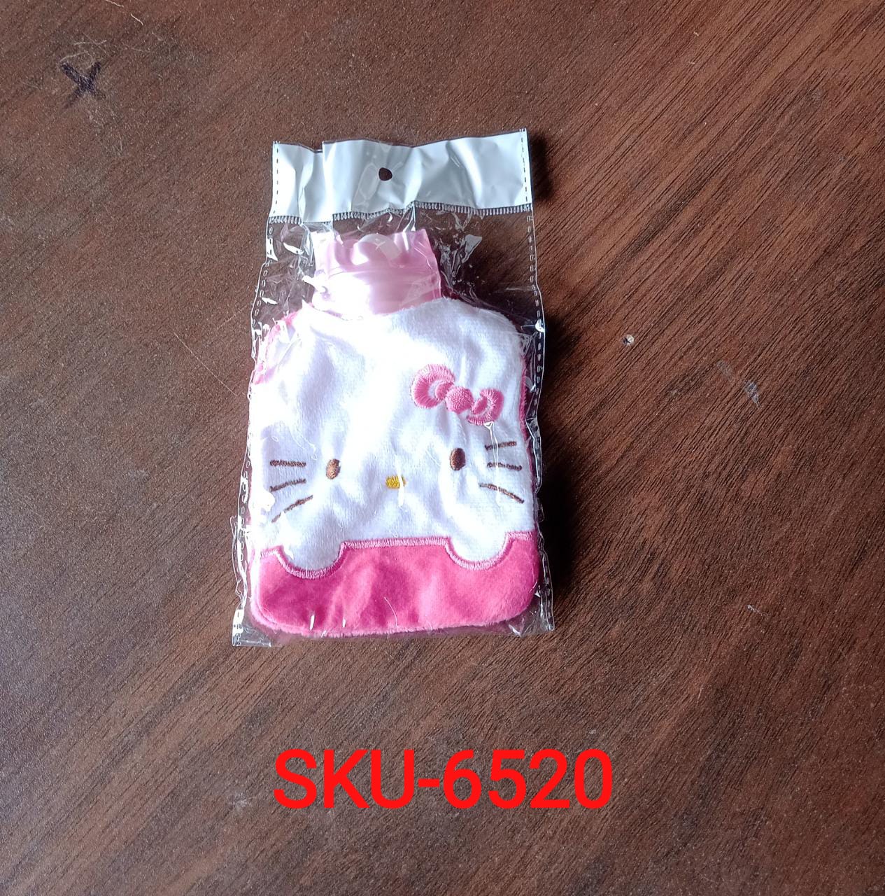 Pink Small Hot Water Bag with Cover for Pain Relief