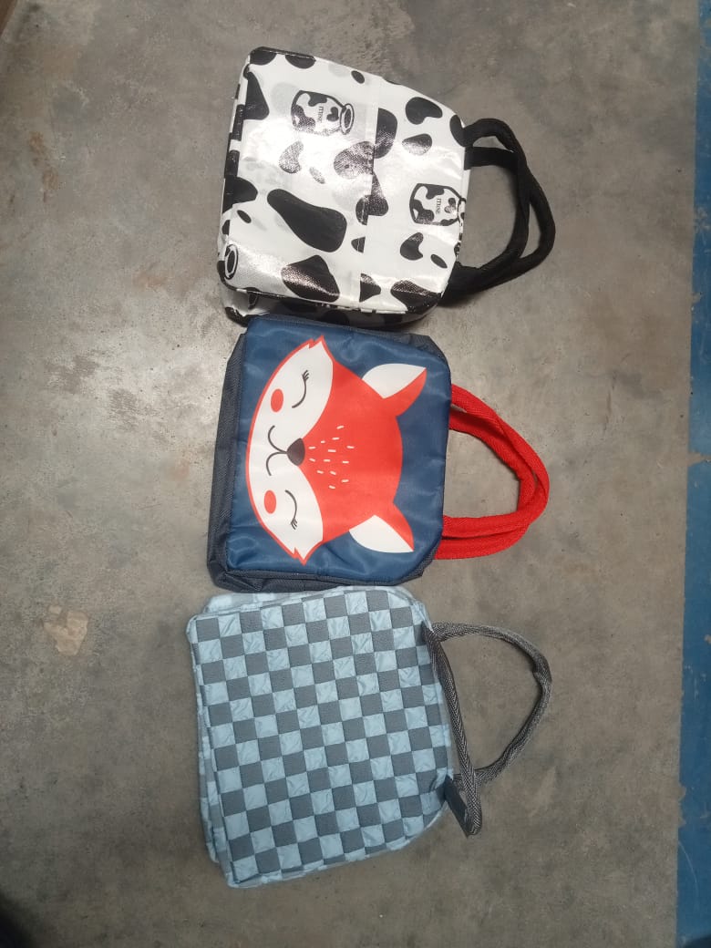 Lunch Bag for Women Men Insulated Lunch Bag (1 Pc / Mix Color & Design)