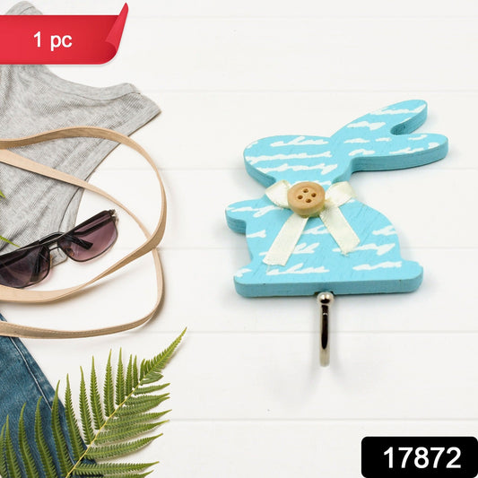 Bunny Adhesive Wall Sticky Hook Strong Wall Hook For Office , Bathroom & Home Use (1 Pc Hook)