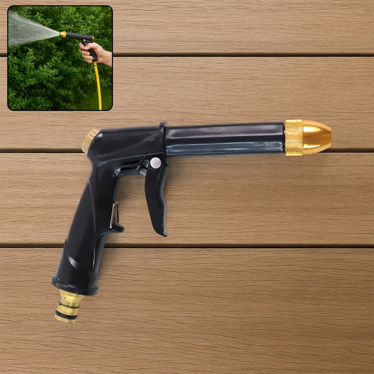 Water Spray Gun for Car Wash & Gardening (Multi-Mode, Brass)