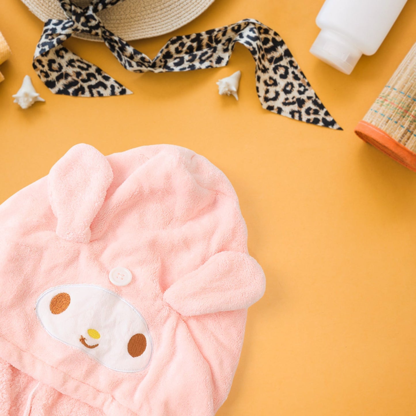 Soft Microfiber Hair Wrap for Fast Drying