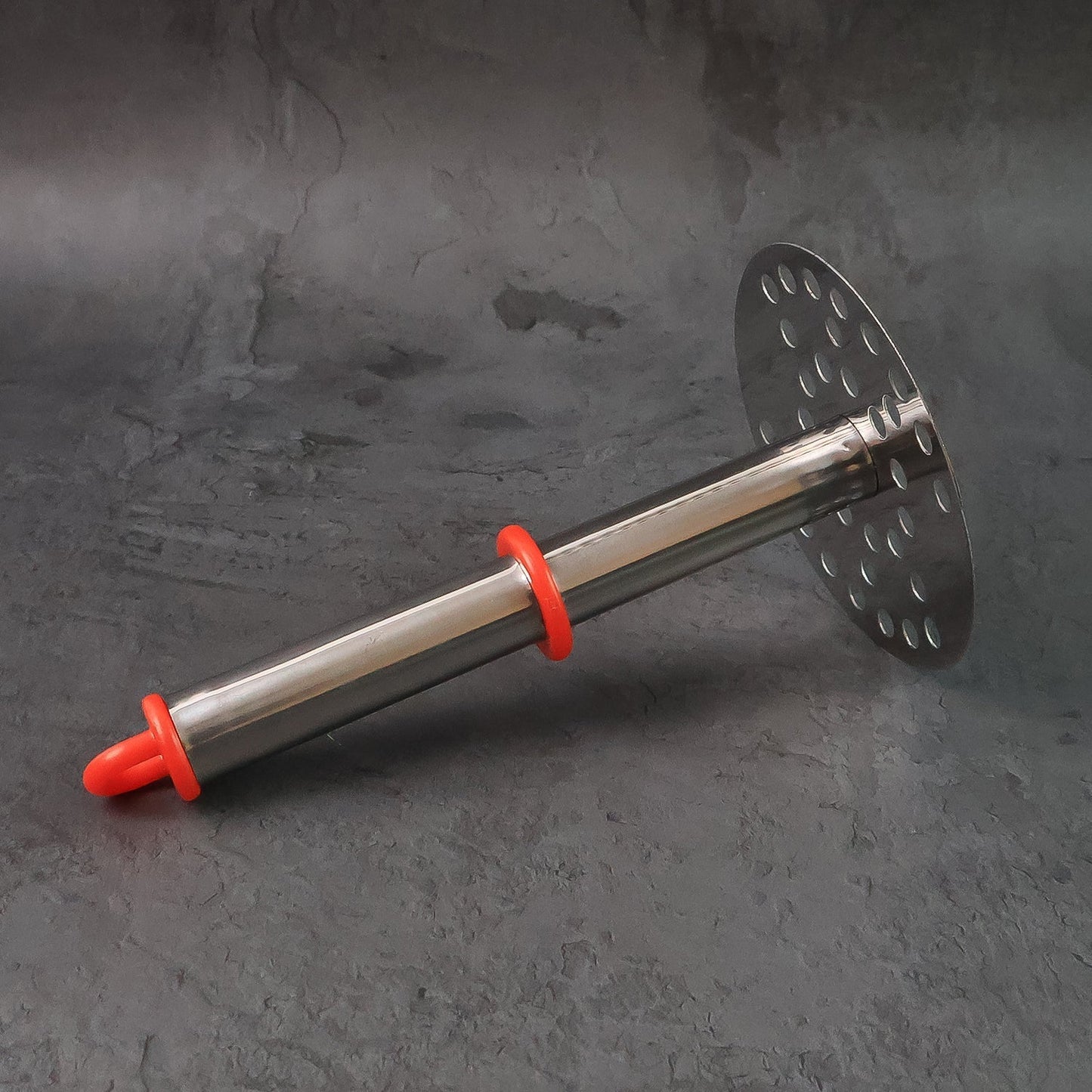 Stainless Steel Potato Masher with Ergonomic Handle (17cm / 1 Pc)