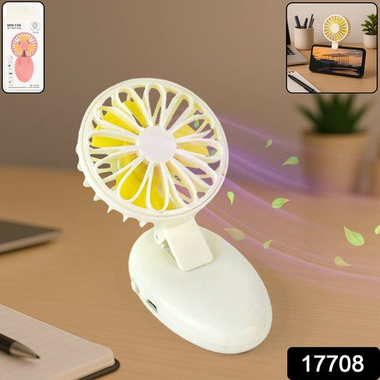 Mini USB Handheld Fan, Portable Rechargeable Mini Fan for Home, Office, Travel and Outdoor Use (1 Pc)