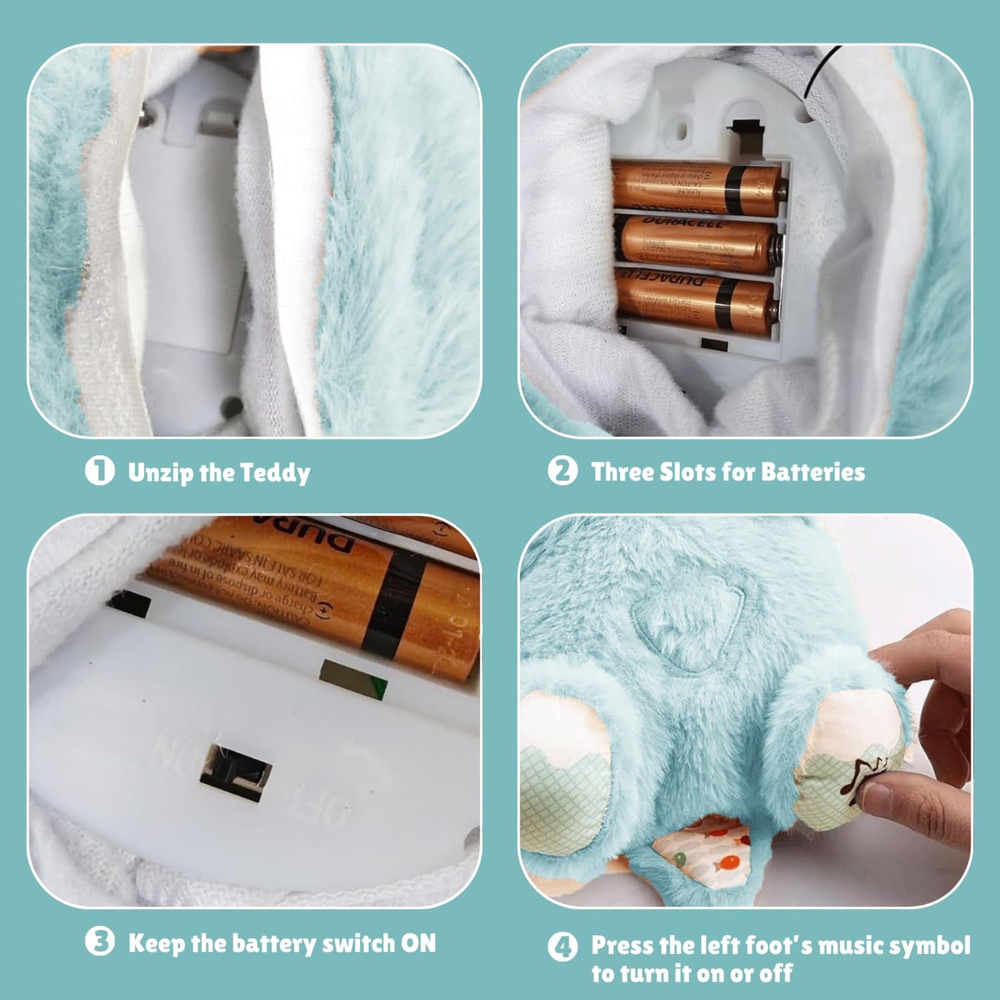 Light and Sound Teddy Bear