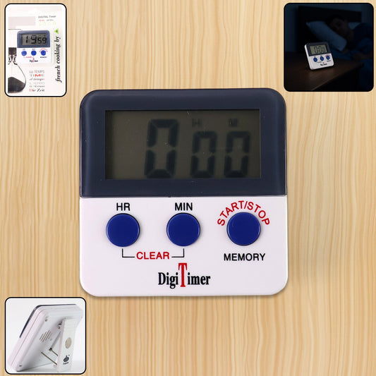 Digital Kitchen Timer with Alarm | Stop Watch Timer for Kitchen | Kitchen Timer with Magnetic Stand |Timer Clock for Study