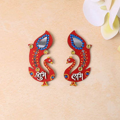 Handcrafted Wooden Shubh Labh