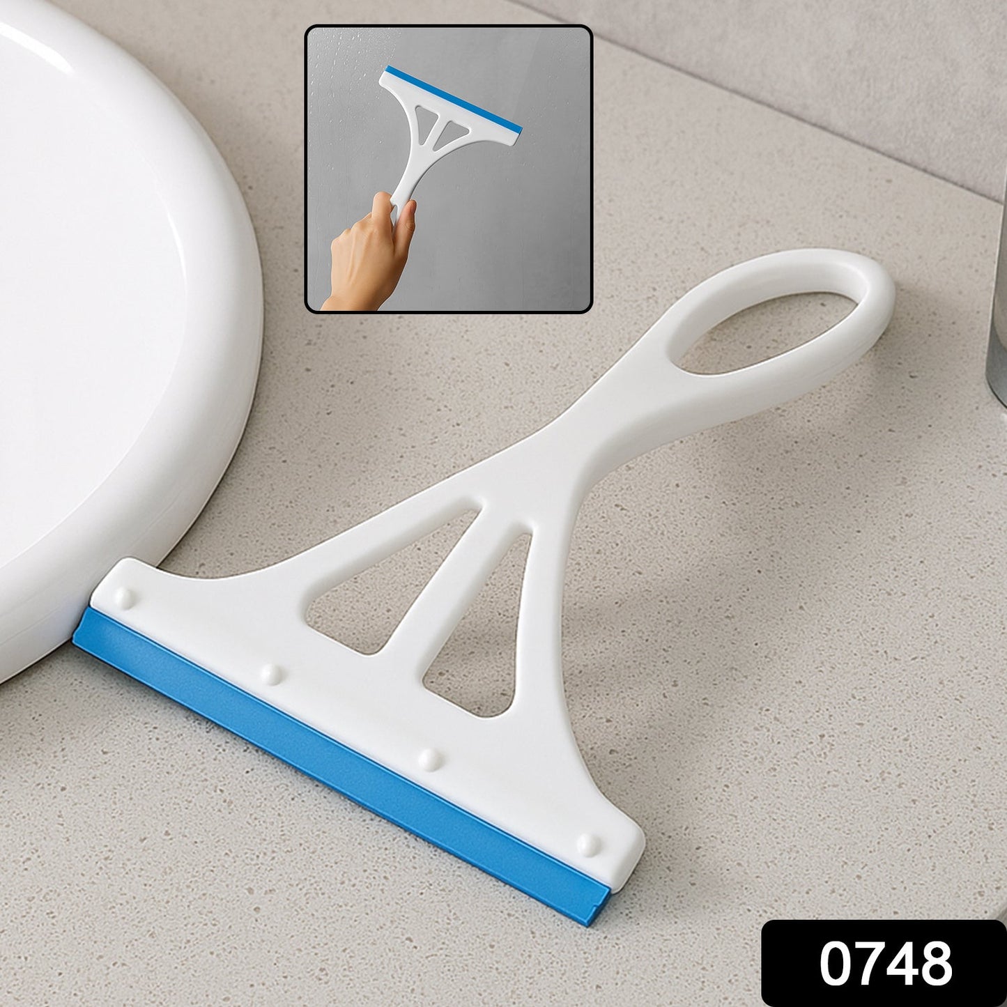 Plastic Glass Wiper and Kitchen Platform Wiper (Multicolor)