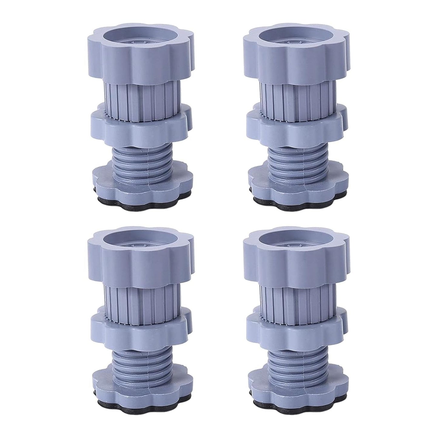 Adjustable Anti-Vibration Washing Machine Support Stand – Non-Slip PVC Lifting Stand (4 Pc Set)