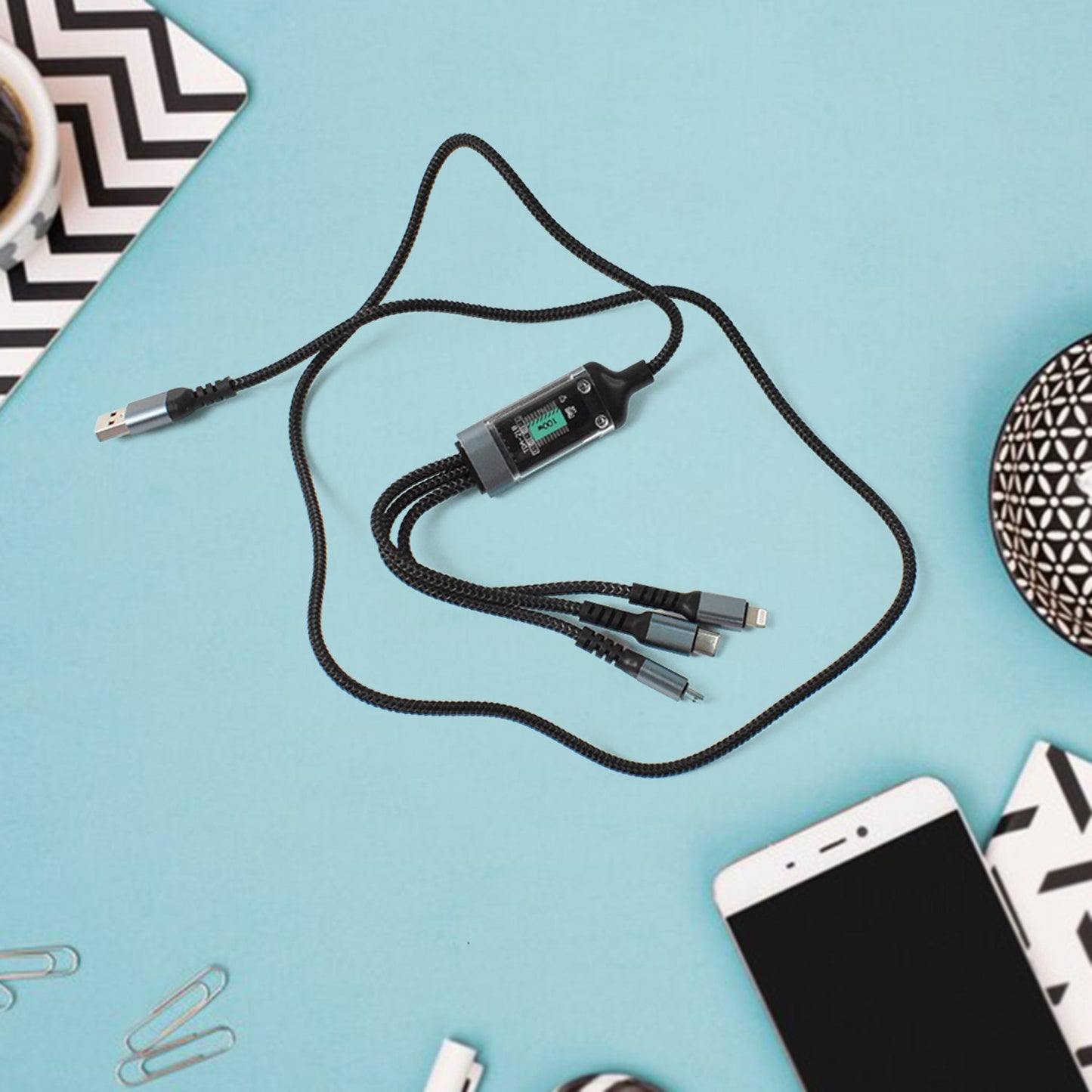 3-in-1 Super Fast Charging Cable 100w