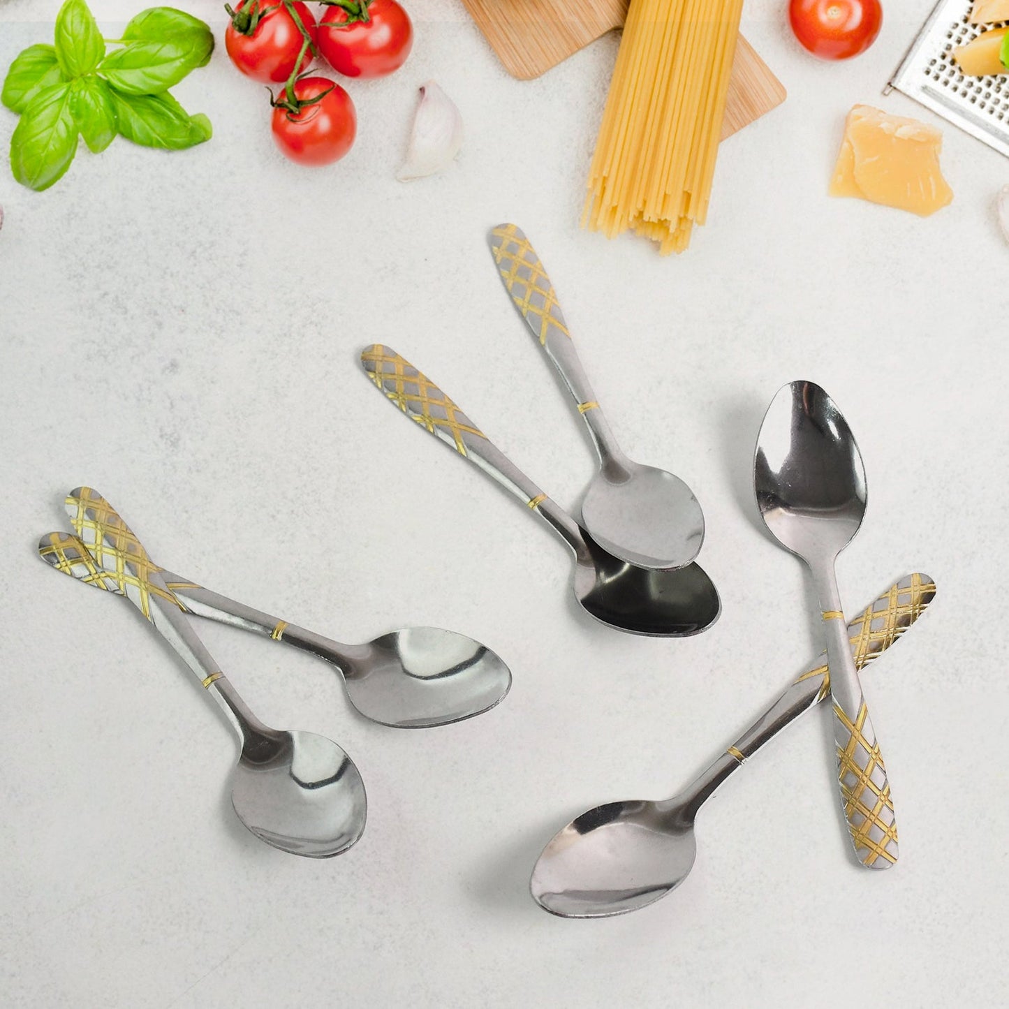 Stainless Steel Table Spoons / Baby Spoon Set Set of 6