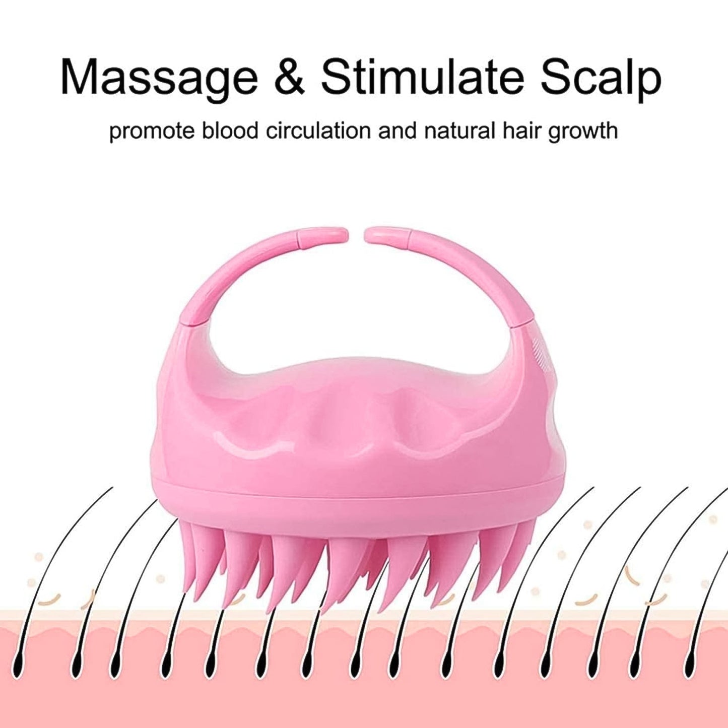 Scalp Massager, Head Massager Comb (1 Pc), Hair accessories