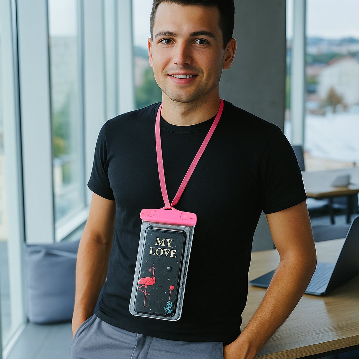 Mobile Cover Pouch Transparent Waterproof Sealed Plastic Smartphone Protective Pouch Cover/Bag for All Mobile Phones