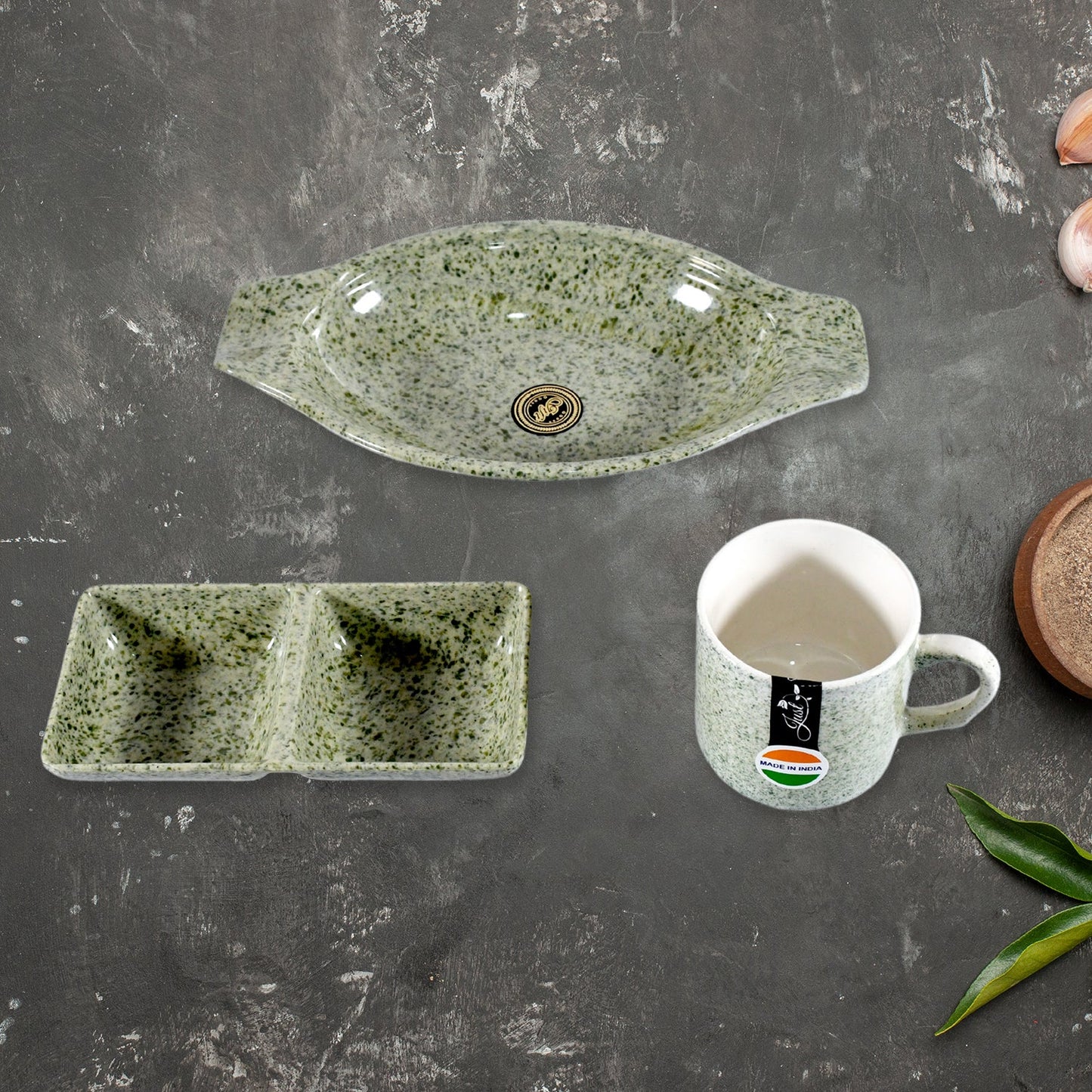 Sunday Funday 6-Piece Tea Set – Platter & Dual Bowl