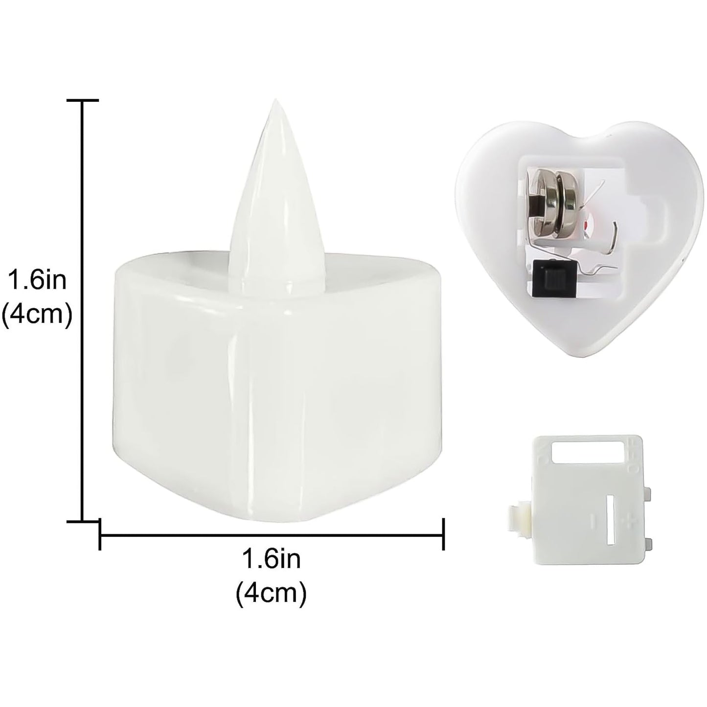 LED Tealights, Smokeless Plastic Decorative Candles, Diwali (Pack Of 1 / Multicolor)