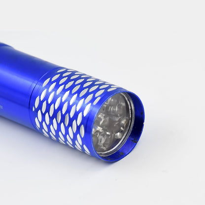 Portable Mini Torch – 9 LED Pocket Flashlight, 3 Battery Operated (Battery Not Included, Mix Color)