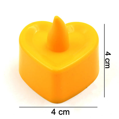 LED Tealights, Smokeless Plastic Decorative Candles, Diwali  (Pack Of 6 / Multicolor)