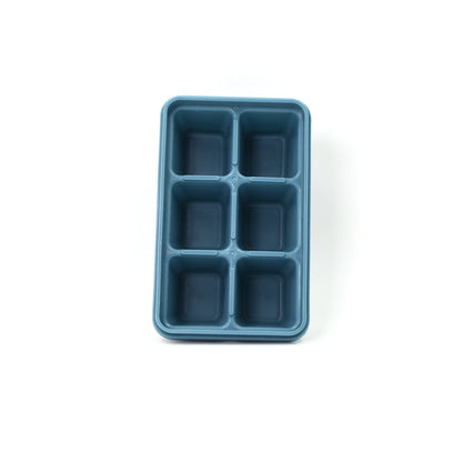 6-Grid Silicone Ice Tray – Ideal for Household Ice Making