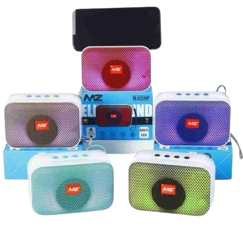 MZ M412SP (PORTABLE) Dynamic Thunder Sound With High Bass 5 W Bluetooth Speaker  (Multicolor, Stereo Channel)