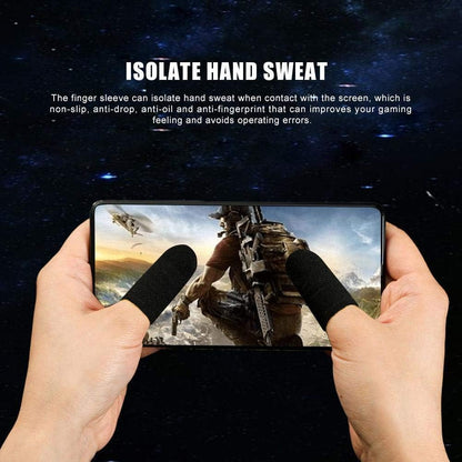 Pubg Anti-Slip Thumb Sleeve, Slip-Proof Sweat-Proof Professional Touch Screen Thumbs Finger Sleeve for Pubg Mobile Phone Game Gaming Gloves ( Multi Colour ) ( 6 Pair - 12 Pcs)