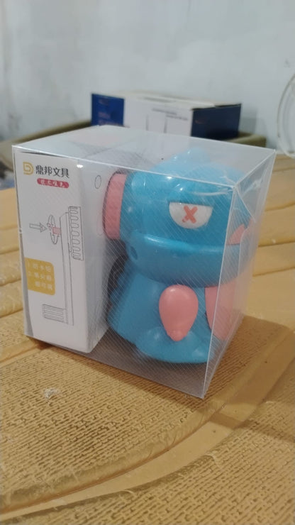 Sharpener for Pencil with Removable Tray Hardiness Steel Cutter, Kids Teddy Shaped Pencil Sharpener Machine, Birthday Return Gift Stationary Gifts