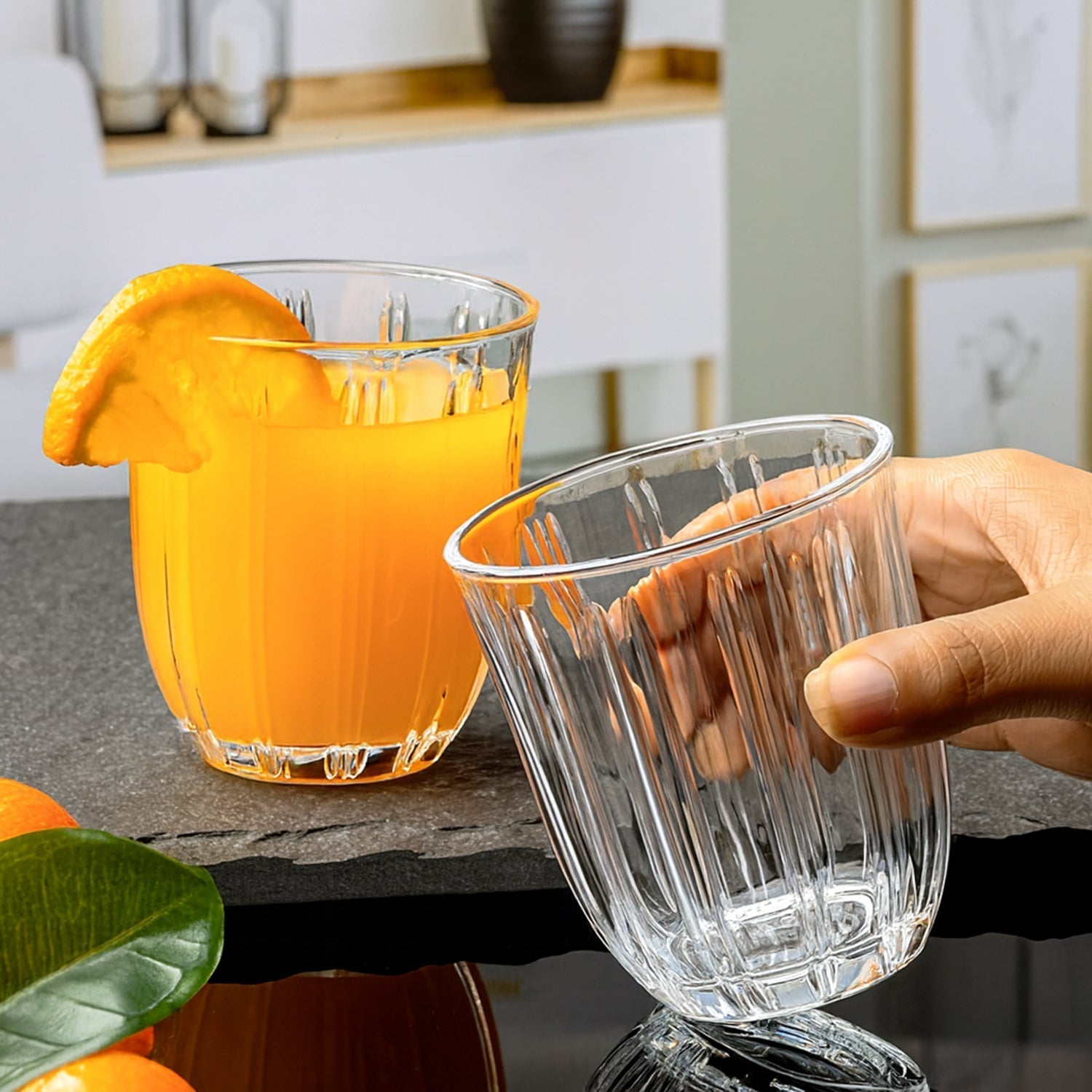 Classic Clear Glass Tumblers