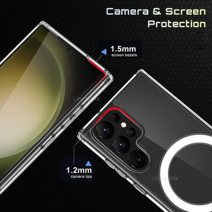 Transparent With Magsafe Hard Case For Samsung