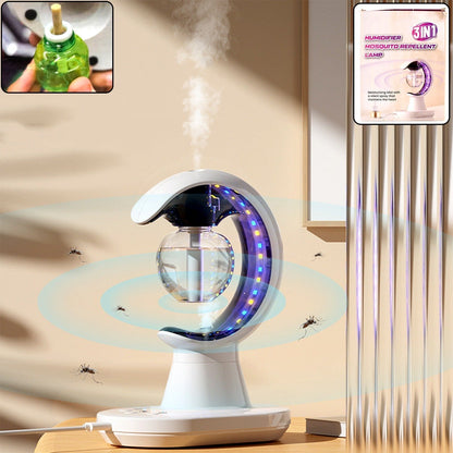 3-in-1 LED Lamp with Humidifier and Mosquito Repellent (1 Pc)