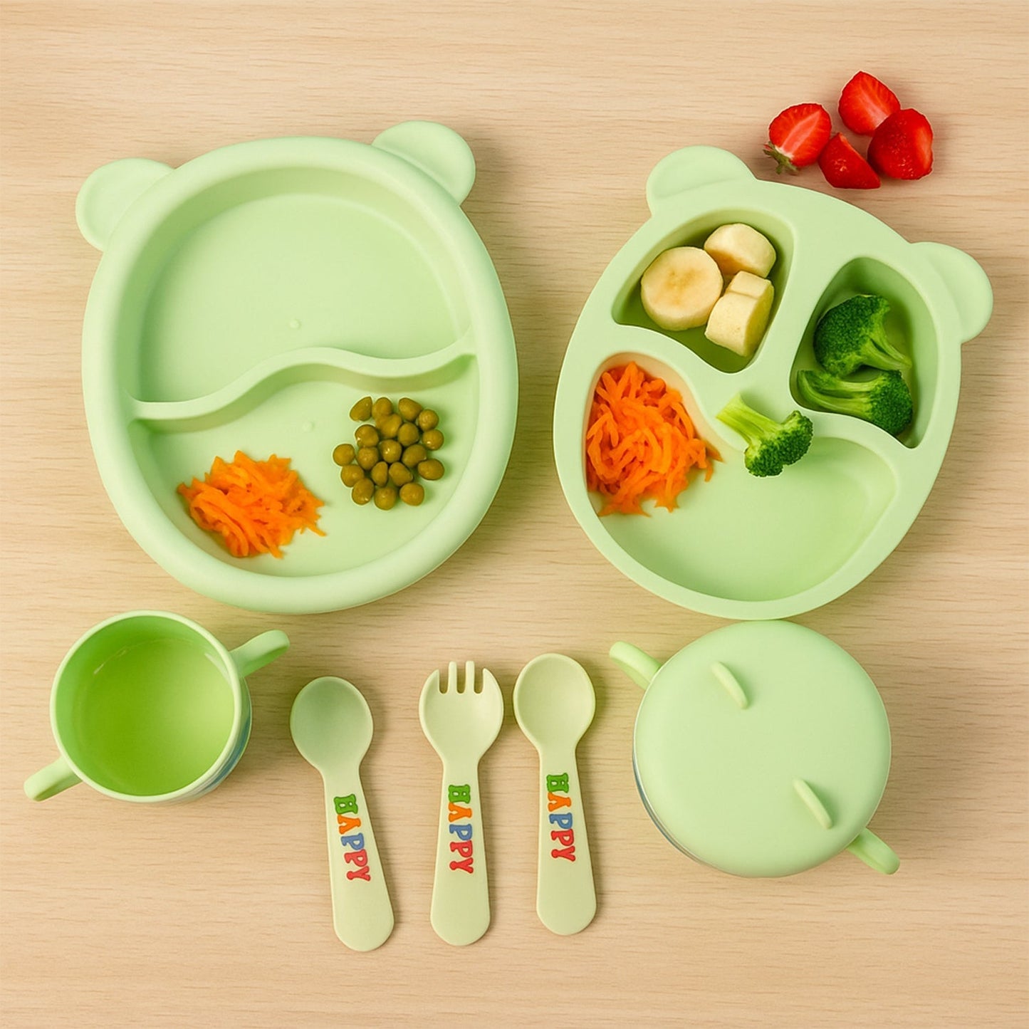 Kids Feeding Dinner (8 Pc Set)
