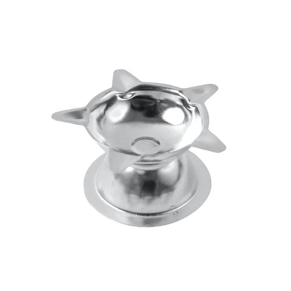 Stainless Steel Lotus Style Aarti Diya
