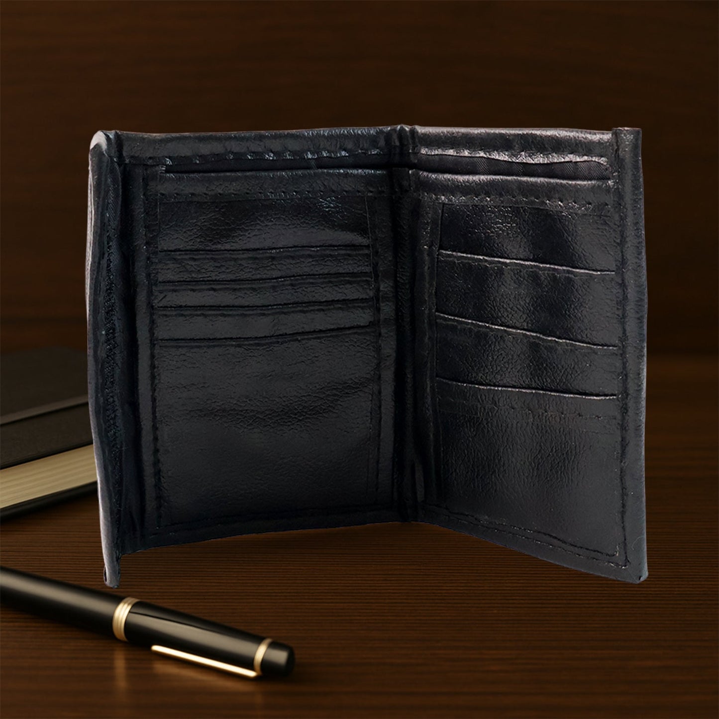 Premium Genuine Bi-Fold Wallet (1 Pc)