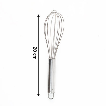 Small Stainless Steel Balloon Whisk (20cm / 1 Pc)