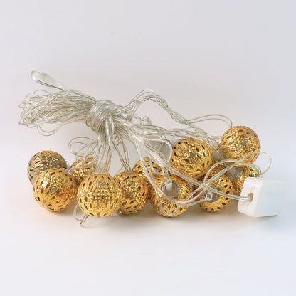 Golden Lakshmi Ganesh LED Lighted Diya