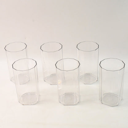 Elegant Hexa Cut Water Tumbler Set