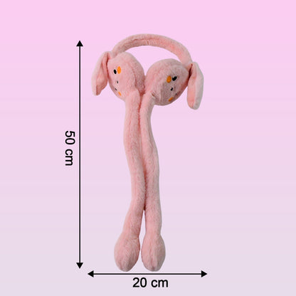 Fluffy Rabbit Ear Plush Winter Earmuffs